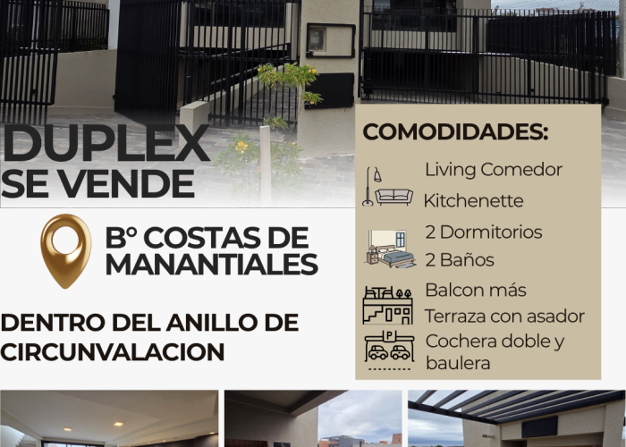 DUPLEX COSTAS DE MANANTIALES